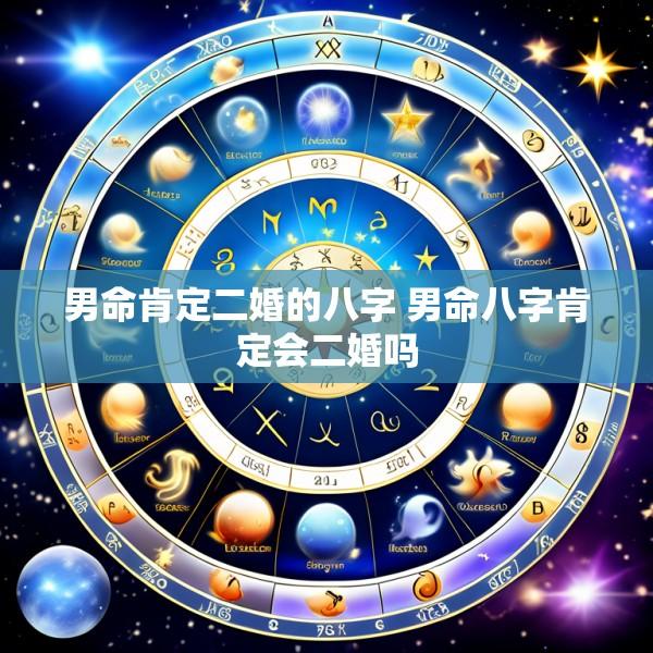 男命肯定二婚的八字 男命八字肯定会二婚吗