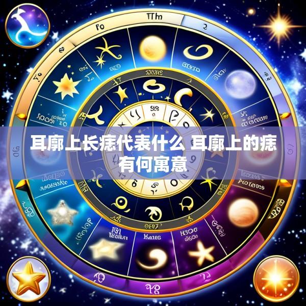 耳廓上长痣代表什么 耳廓上的痣有何寓意
