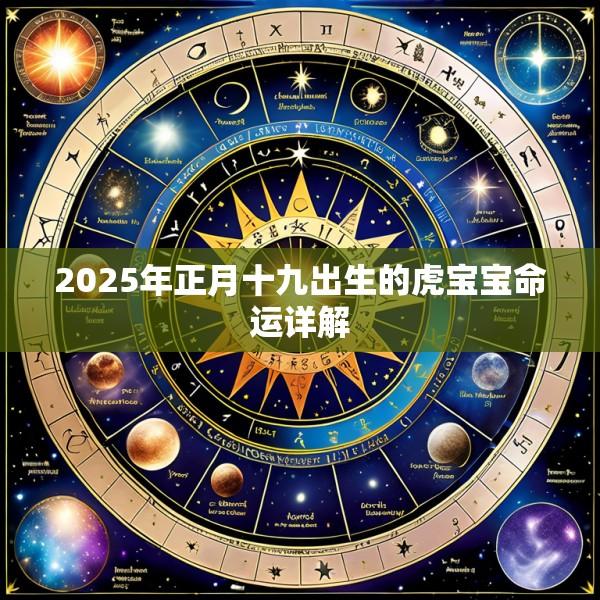 2025年正月十九出生的虎宝宝命运详解
