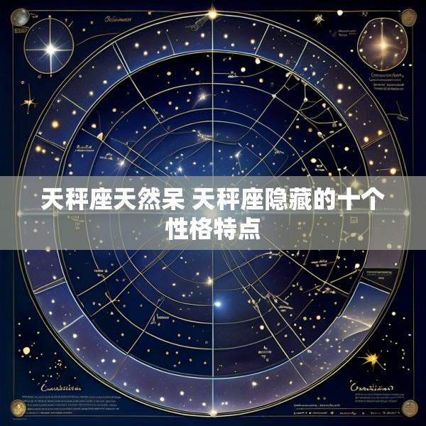 天秤座天然呆 天秤座隐藏的十个性格特点