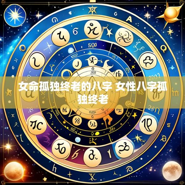 女命孤独终老的八字 女性八字孤独终老