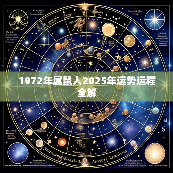 1972年属鼠人2025年运势运程全解