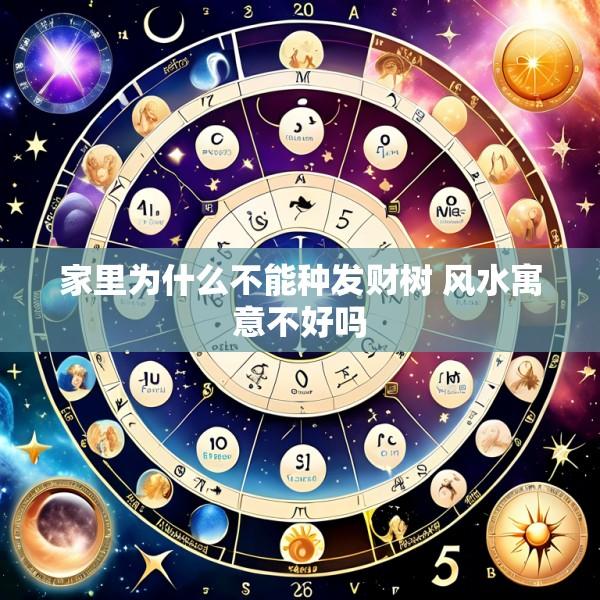 家里为什么不能种发财树 风水寓意不好吗