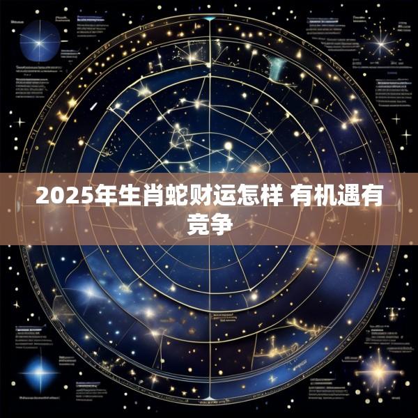 2025年生肖蛇财运怎样 有机遇有竞争
