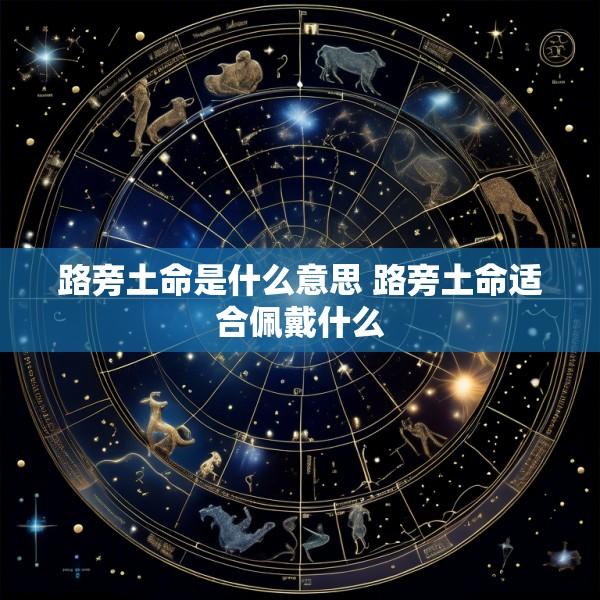 路旁土命是什么意思 路旁土命适合佩戴什么