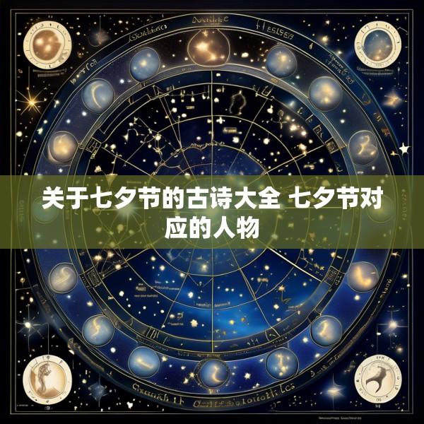 关于七夕节的古诗大全 七夕节对应的人物