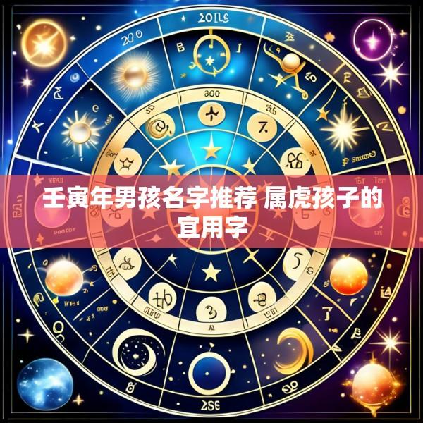 壬寅年男孩名字推荐 属虎孩子的宜用字