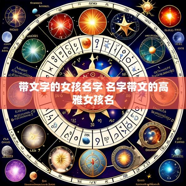 带文字的女孩名字 名字带文的高雅女孩名