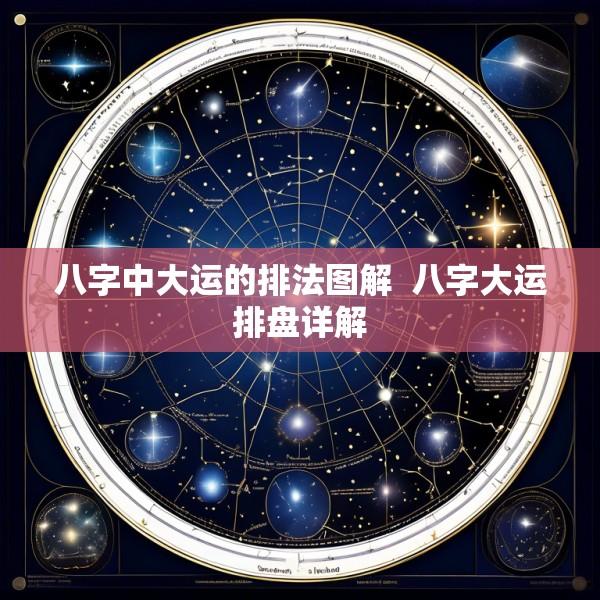 八字中大运的排法图解  八字大运排盘详解