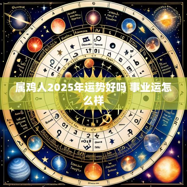 属鸡人2025年运势好吗 事业运怎么样