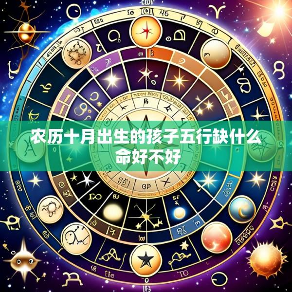 农历十月出生的孩子五行缺什么 命好不好