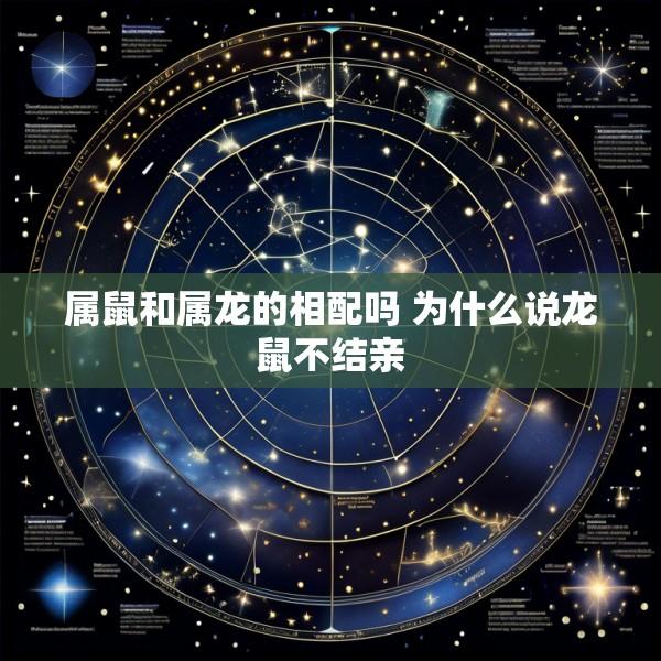 属鼠和属龙的相配吗 为什么说龙鼠不结亲