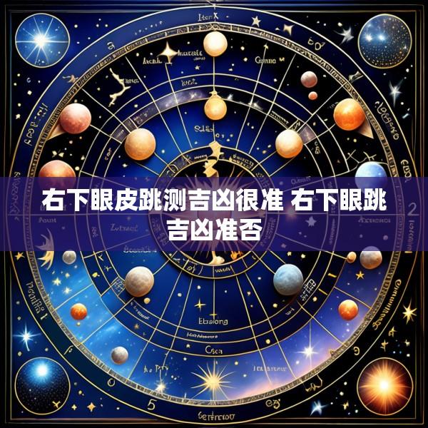 右下眼皮跳测吉凶很准 右下眼跳吉凶准否