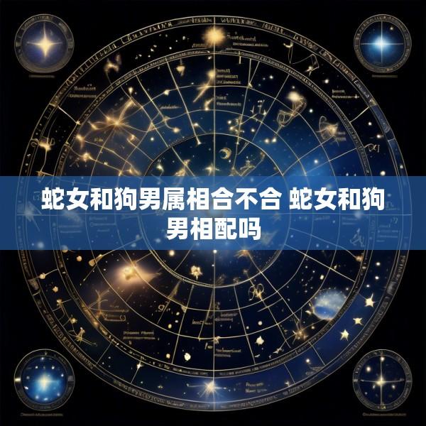 蛇女和狗男属相合不合 蛇女和狗男相配吗