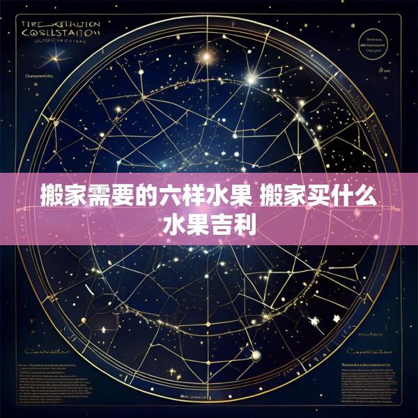 搬家需要的六样水果 搬家买什么水果吉利