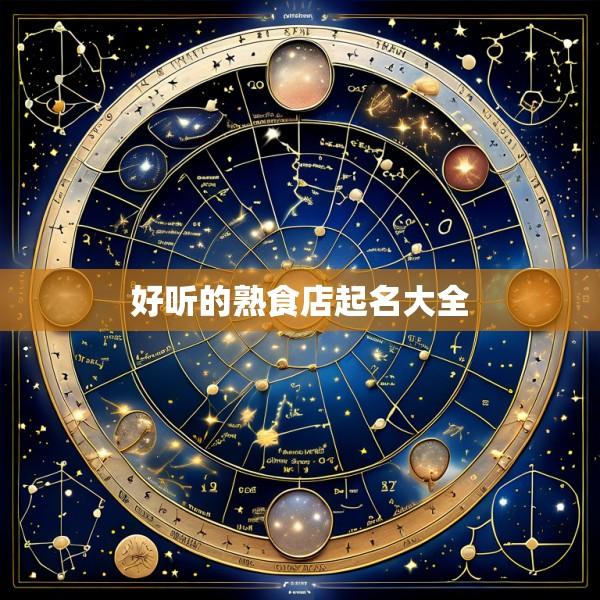 好听的熟食店起名大全