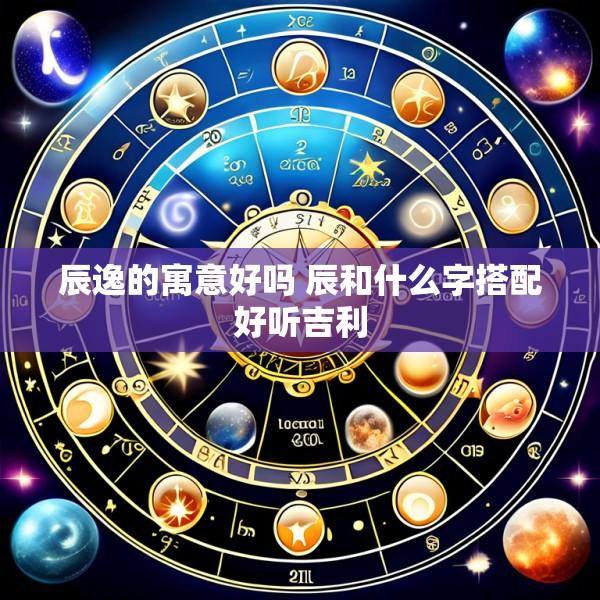 辰逸的寓意好吗 辰和什么字搭配好听吉利