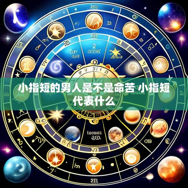 小指短的男人是不是命苦 小指短代表什么