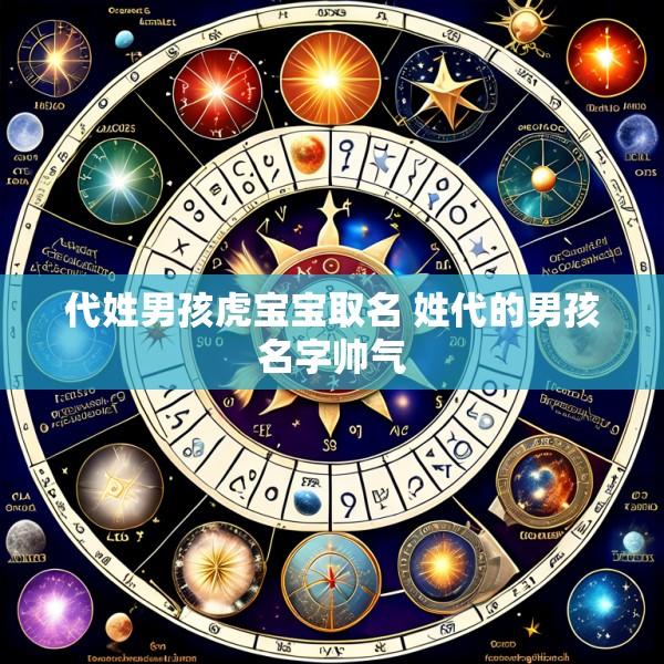 代姓男孩虎宝宝取名 姓代的男孩名字帅气