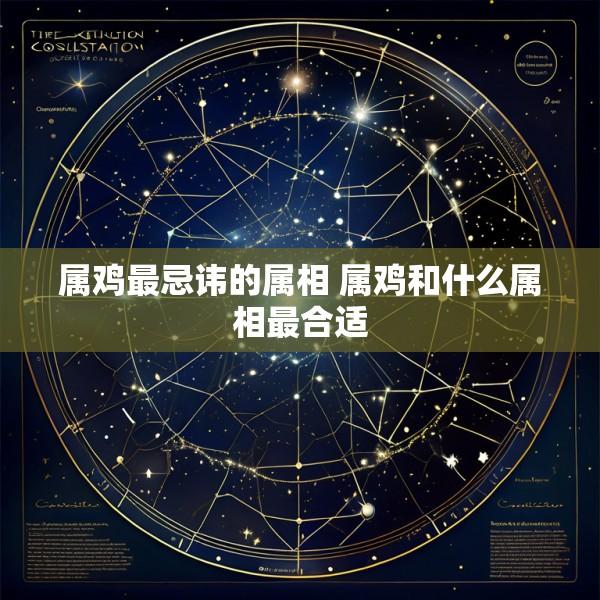 属鸡最忌讳的属相 属鸡和什么属相最合适
