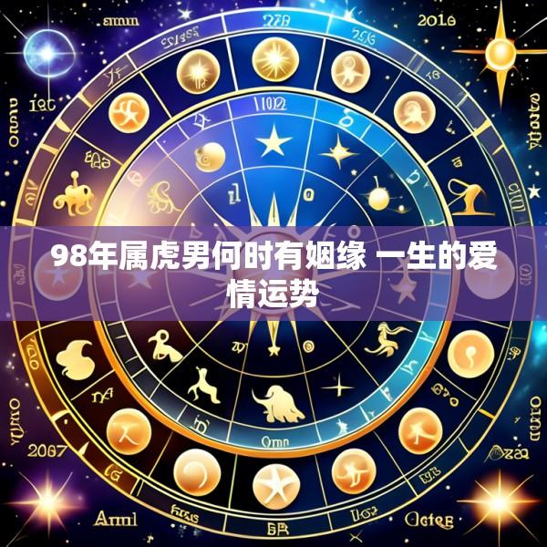 98年属虎男何时有姻缘 一生的爱情运势