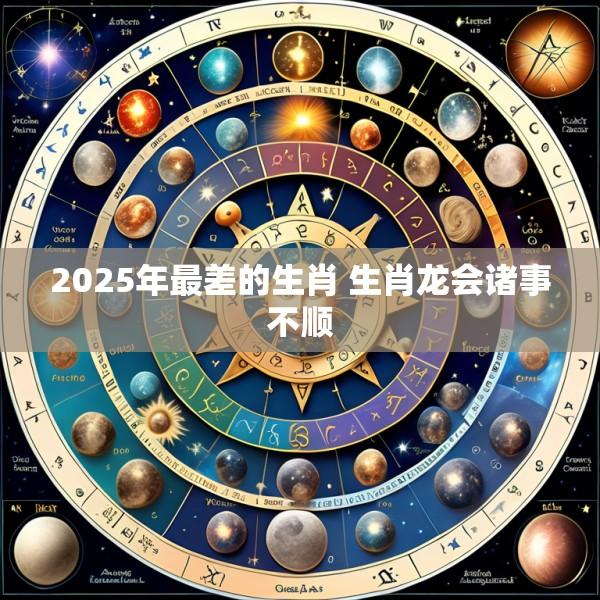 2025年最差的生肖 生肖龙会诸事不顺