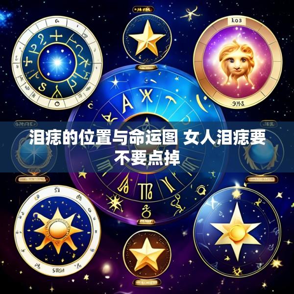 泪痣的位置与命运图 女人泪痣要不要点掉