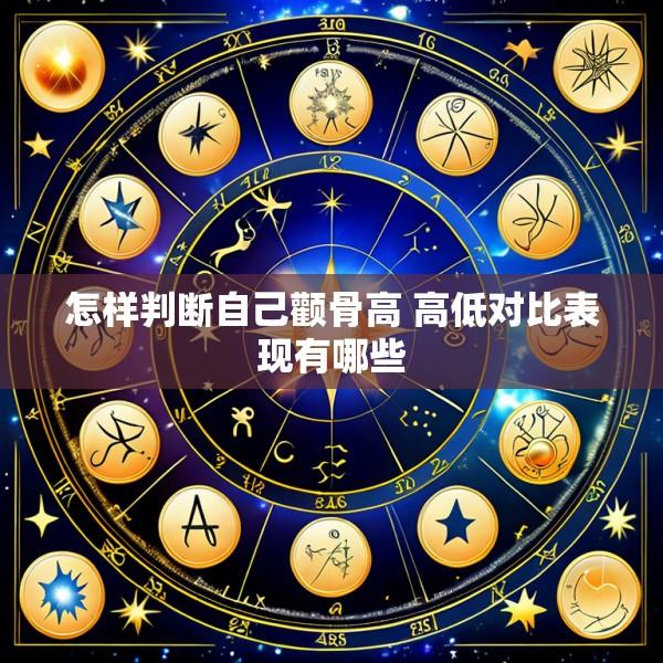 怎样判断自己颧骨高 高低对比表现有哪些