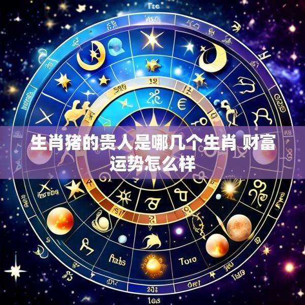 生肖猪的贵人是哪几个生肖 财富运势怎么样