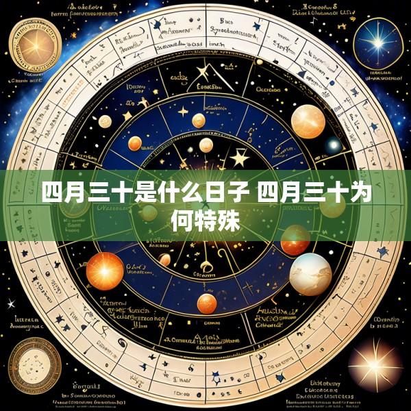四月三十是什么日子 四月三十为何特殊