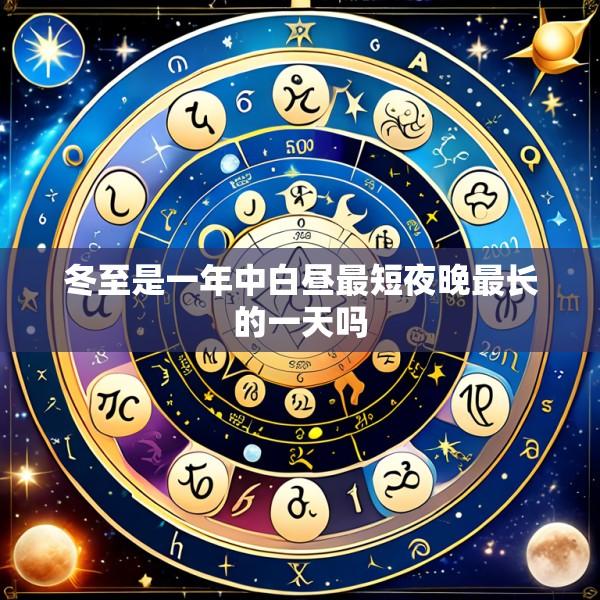 冬至是一年中白昼最短夜晚最长的一天吗