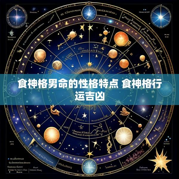 食神格男命的性格特点 食神格行运吉凶