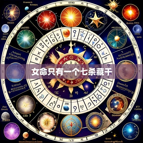 女命只有一个七杀藏干