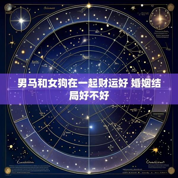 男马和女狗在一起财运好 婚姻结局好不好
