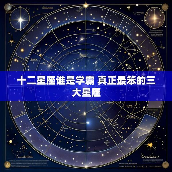 十二星座谁是学霸 真正最笨的三大星座