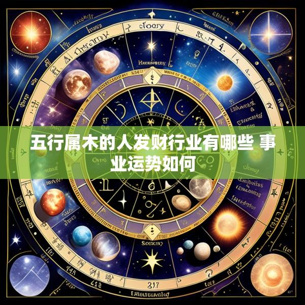 五行属木的人发财行业有哪些 事业运势如何
