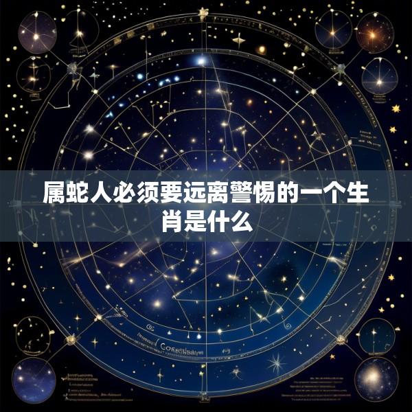 属蛇人必须要远离警惕的一个生肖是什么