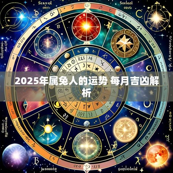 2025年属兔人的运势 每月吉凶解析