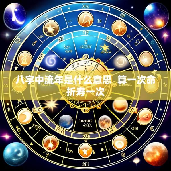 八字中流年是什么意思  算一次命折寿一次