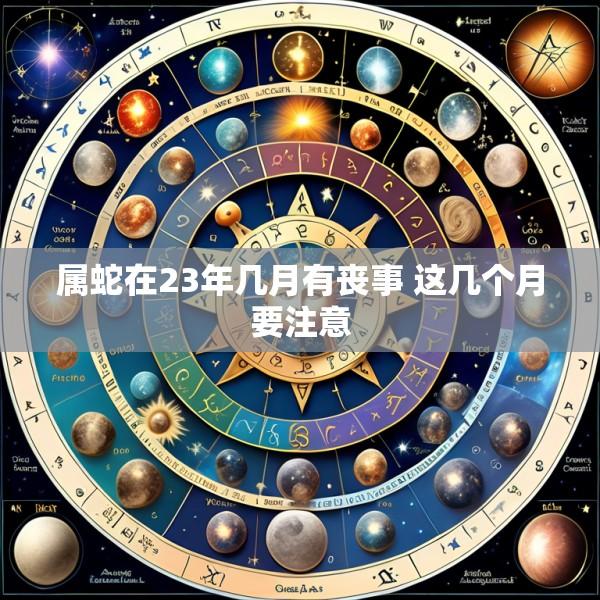 属蛇在23年几月有丧事 这几个月要注意