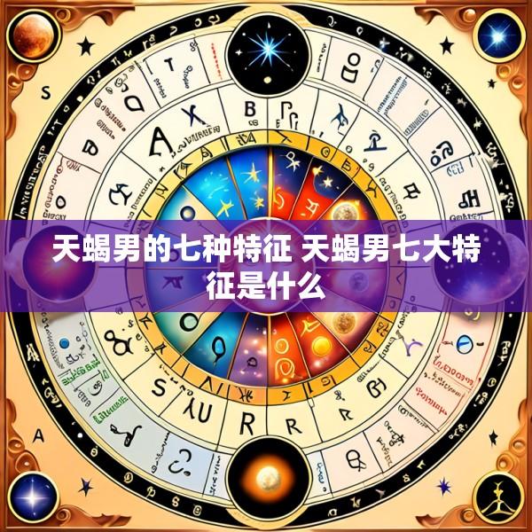 天蝎男的七种特征 天蝎男七大特征是什么