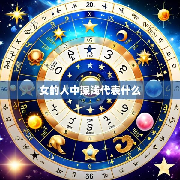 女的人中深浅代表什么