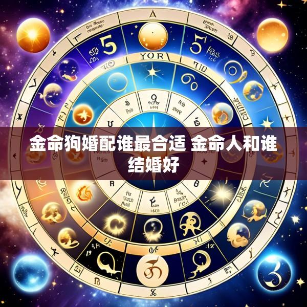 金命狗婚配谁最合适 金命人和谁结婚好