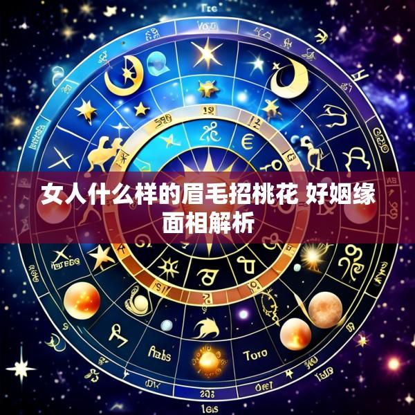 女人什么样的眉毛招桃花 好姻缘面相解析
