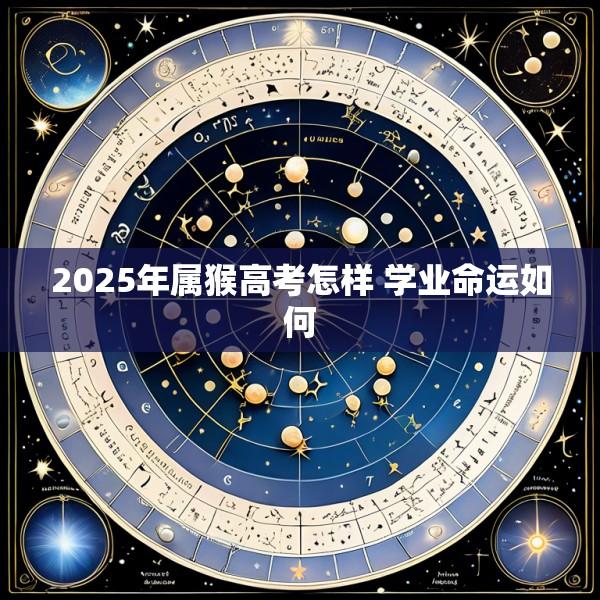 2025年属猴高考怎样 学业命运如何