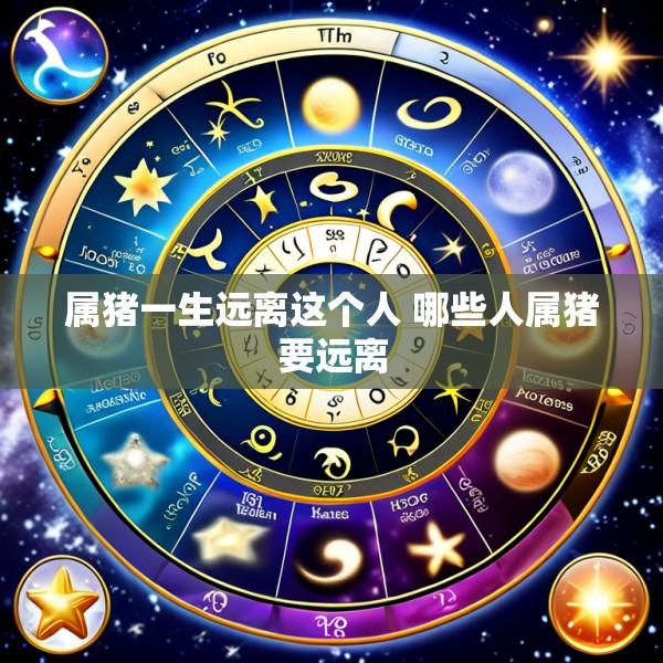 属猪一生远离这个人 哪些人属猪要远离