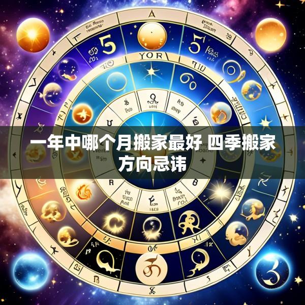 一年中哪个月搬家最好 四季搬家方向忌讳