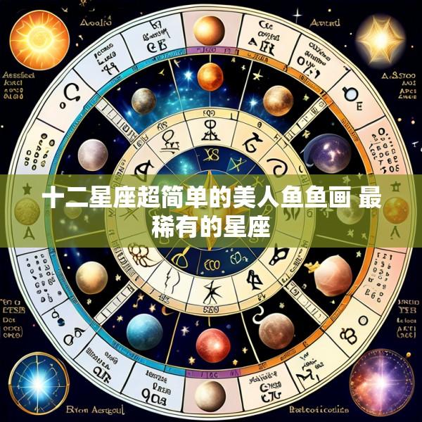 十二星座超简单的美人鱼鱼画 最稀有的星座