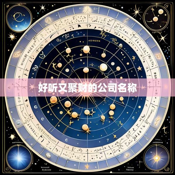 好听又聚财的公司名称