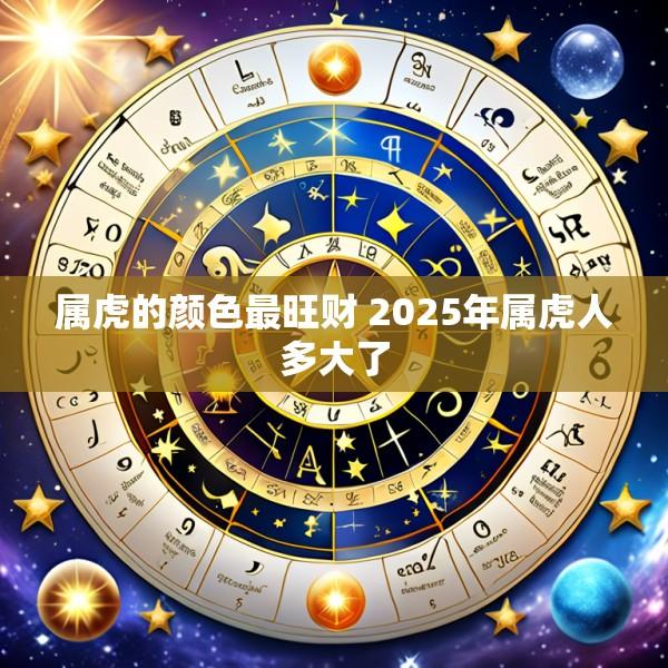 属虎的颜色最旺财 2025年属虎人多大了